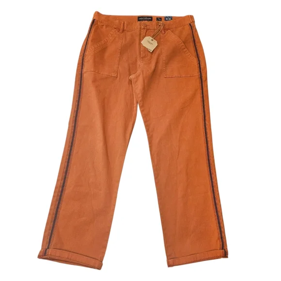Lucky Brand Orange Ankle Pants - Picture 5 of 10